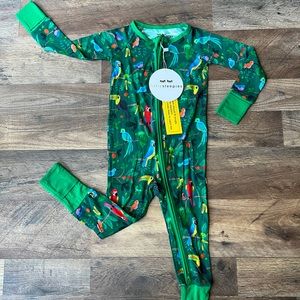 Little sleepies Birds of a feather zippy (12-18M)